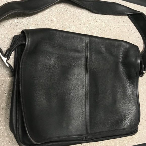 COACH Leather Messenger Bag - Picture 1 of 2